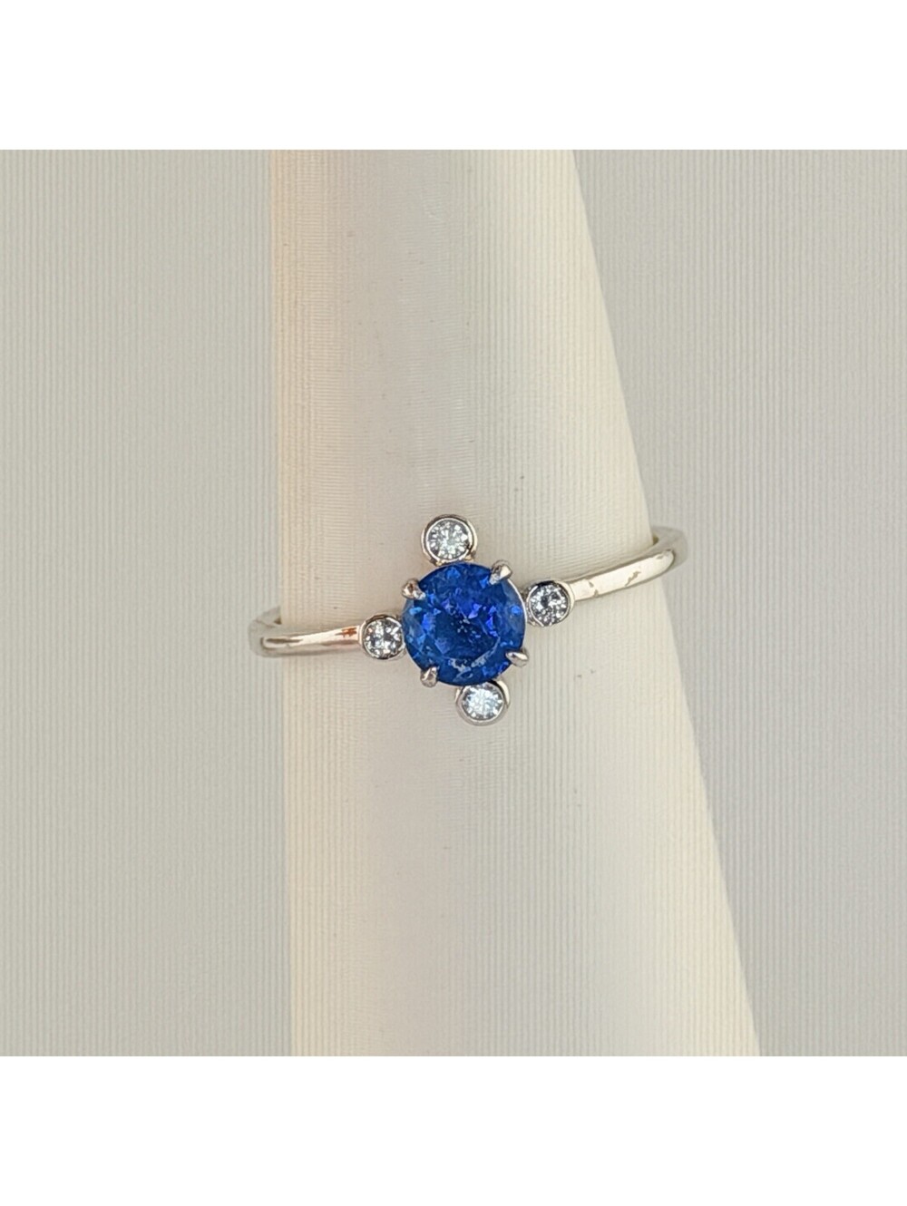 Bomb Party Sz 10 Sterling Club Rainbow Aquamarine on .925 RBP2272 RETRO